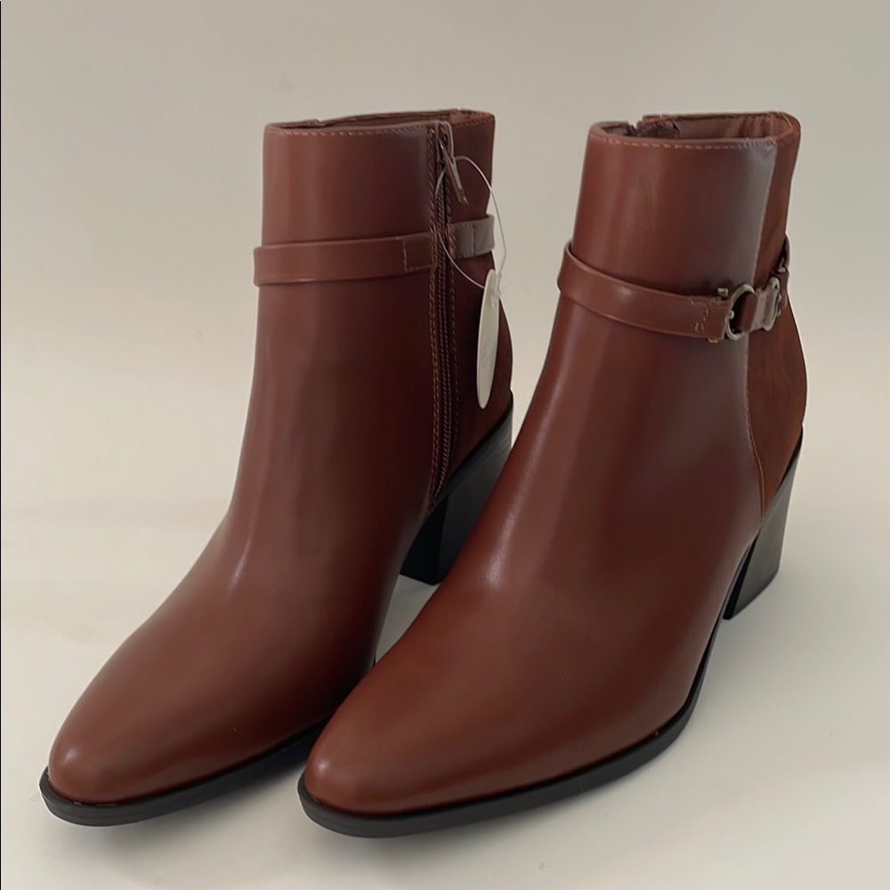 Croft & Barrow Chestnut Ankle Booties